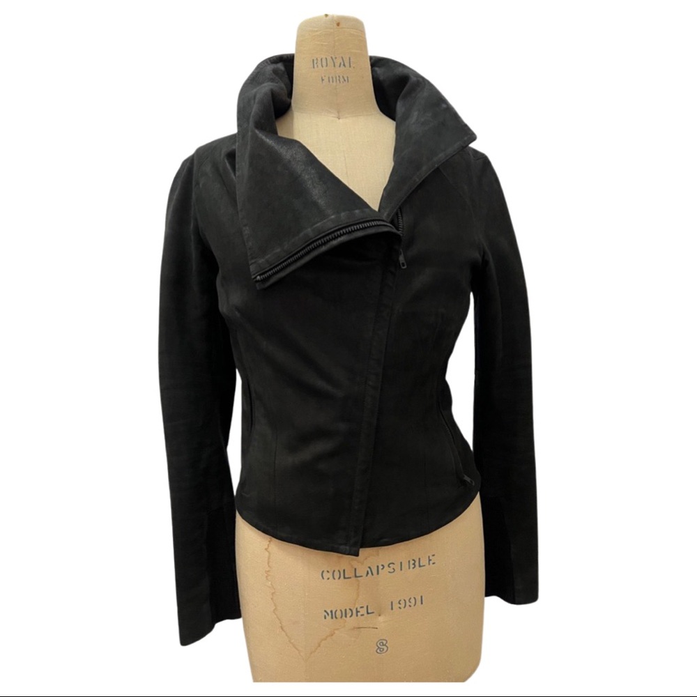 Authentic Helmut Lang black leather jacket